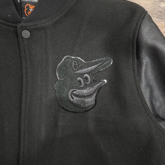 Baltimore Orioles Black Varsity Jacket - Picture 2 of 7
